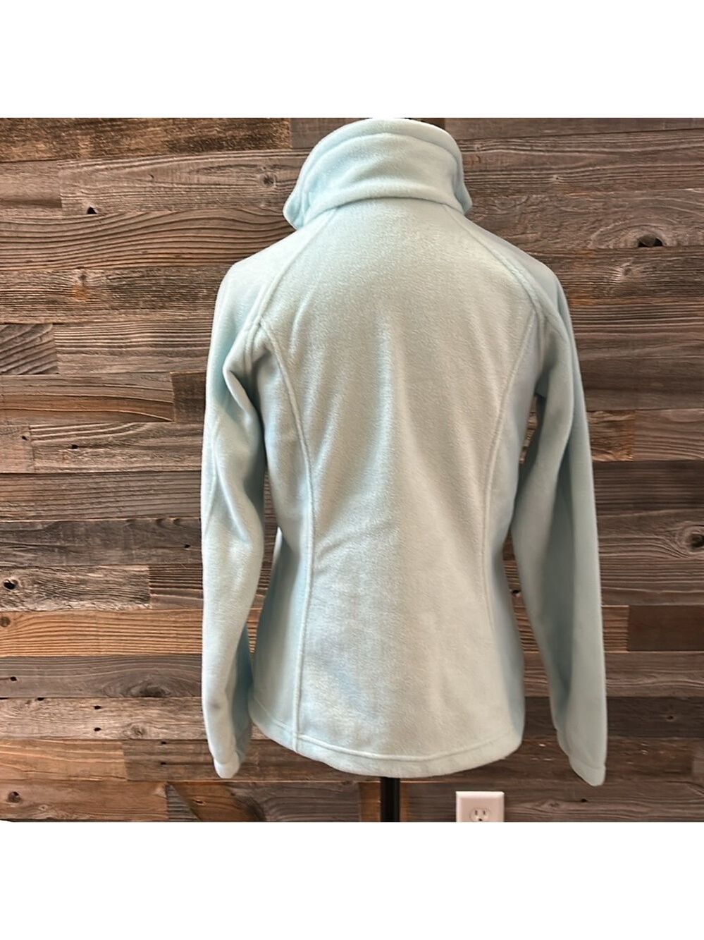 NWOT Columbia Blue/Teal Fleece Full Zip Jacket Size Small - Picture 6 of 12